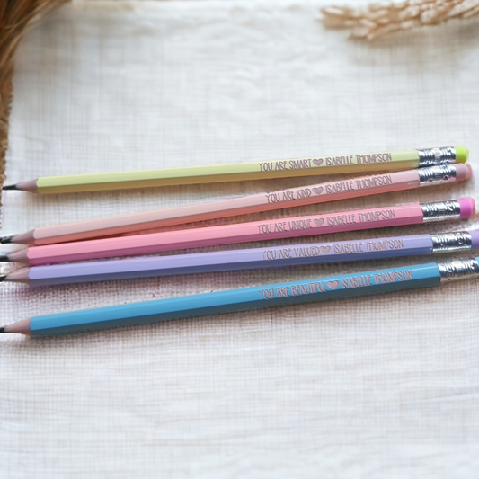 Personalised Affirmation Pencils